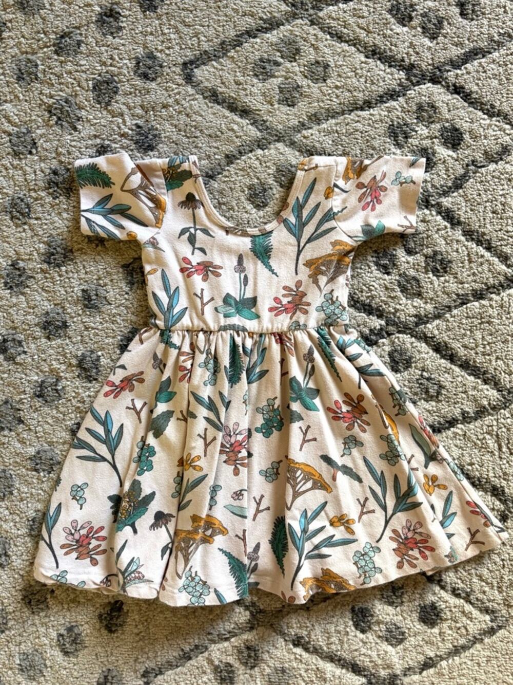 Alice+Ames floral patterned twirl dress